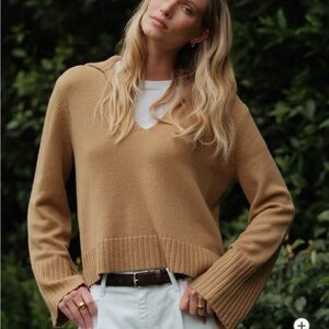 Jenni Kayne Cashmere Frances Polo Sweater